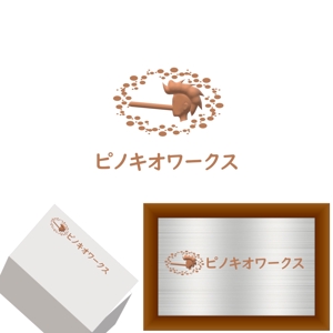 Yasu (yk212)さんのブライダルコンサルタント＆飲食「株式会社ピノキオワークス」社名ロゴデザインへの提案