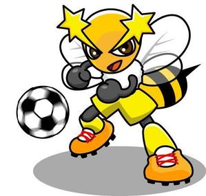 おおごえ (gui_le-ciel)さんのサッカーチーム 蜂のキャラクターデザインへの提案