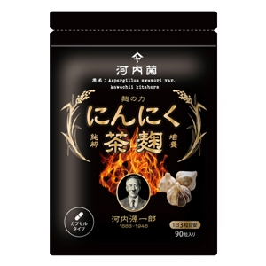 RAMUNE DESIGN STUDIO (ramune33)さんの【新商品】にんにく茶麹　パッケージデザインコンペへの提案