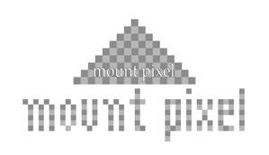 プラスワン・クリエイト／筆描家Kou (monokaki-ya-kou)さんの「mount pixel」のロゴ　への提案