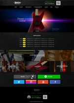 オフィスNUUK358(ヌーク) (yokoyamamini2)さんの【継続あり】エレキギターブランド EXEM GUITAR 公式サイトのトップページデザインへの提案