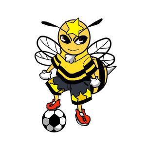 moe_5959さんのサッカーチーム 蜂のキャラクターデザインへの提案