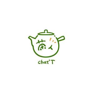 現 (utsutsu)さんのお茶文化を伝える会「茶人～chat’T～」のロゴへの提案