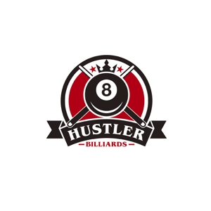 toto046 (toto046)さんの「Billiards　Hustler」のロゴ作成への提案