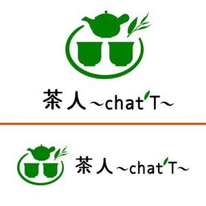 貴志幸紀 (yKishi)さんのお茶文化を伝える会「茶人～chat’T～」のロゴへの提案