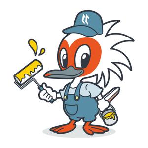 Sanacha (chata_0213)さんの塗装工事会社のキャラクターデザインへの提案