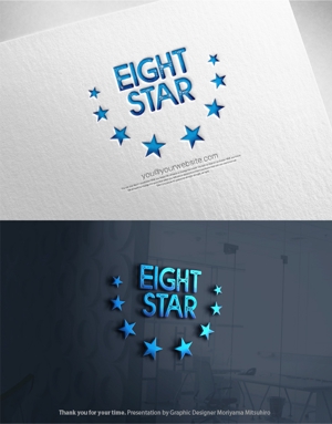 m_mhljm (m_mhljm)さんのホストクラブ「EIGHT STAR」のロゴへの提案