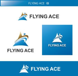 FISHERMAN (FISHERMAN)さんの財務・金融コンサルティング、FP事務所「株式会社FLYING ACE」のロゴへの提案