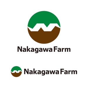 tsujimo (tsujimo)さんの農園「ナカガワファーム」のロゴへの提案