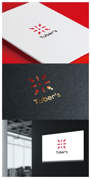 mogu ai (moguai)さんのYouTuber育成サイト「Tuber's」のロゴへの提案