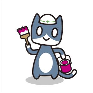 安原　秀美 (I-I_yasuhara)さんの塗装工事会社のキャラクターデザインへの提案