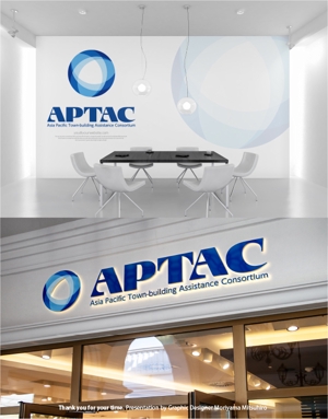 m_mhljm (m_mhljm)さんのNPO法人アジア・太平洋まちづくり支援機構（APTAC）のロゴへの提案