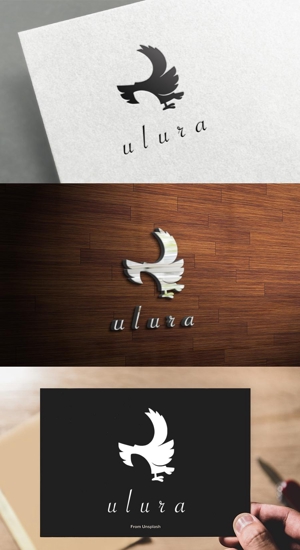 athenaabyz ()さんのまつ毛エクステサロン【ulura（ウルラ）】のロゴ制作への提案