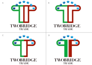 KYoshi0077 (k_yoshi_77)さんの『トゥー・ブリッジ株式会社』　輸出入貿易会社のロゴ作成です。英字はTWO・BRIDGE　CO.,LTD.です。への提案