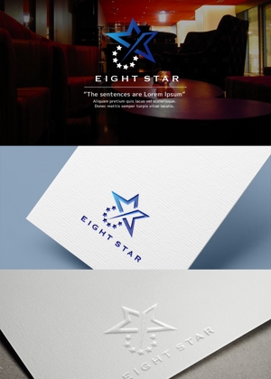 conii.Design (conii88)さんのホストクラブ「EIGHT STAR」のロゴへの提案