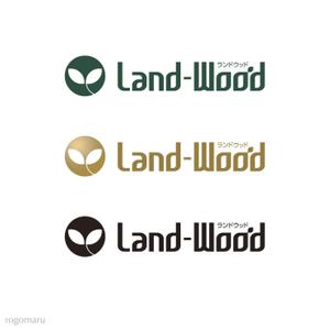 ロゴ研究所 (rogomaru)さんの「LandーWood　ランドウッド　どちらでも構いません」のロゴ作成への提案