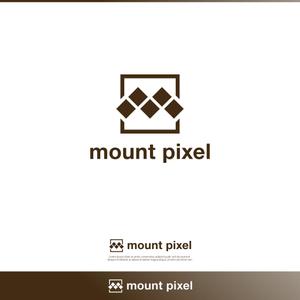 hi06_design (hi06)さんの「mount pixel」のロゴ　への提案
