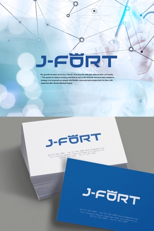 YOO GRAPH (fujiseyoo)さんの医療関連企業「J-FORT」という会社のロゴへの提案
