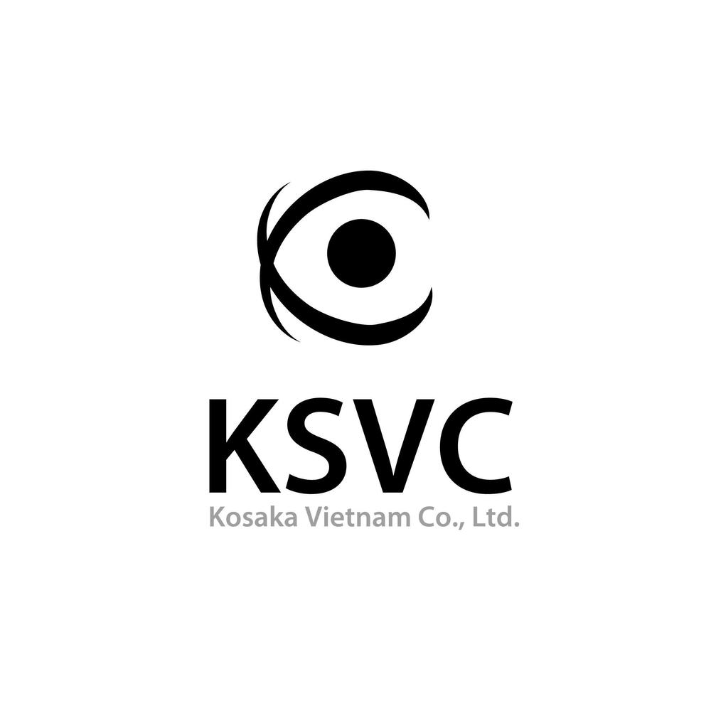 「KSVC」のロゴ作成