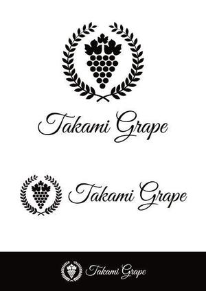 ttsoul (ttsoul)さんの高級ぶどうの海外販売用ブランド「Takami Grape」のロゴ制作依頼への提案