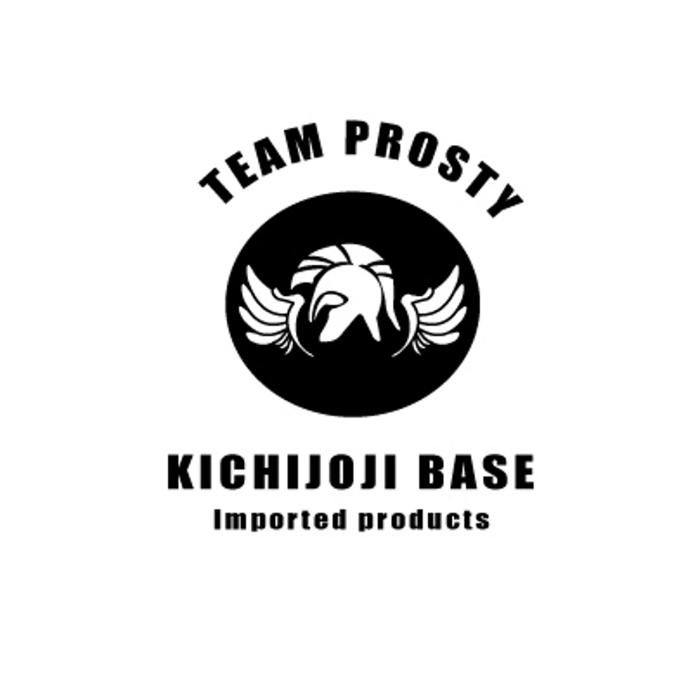 「TEAM　PROSTY　　と　　　KICHIJOJI　 BASE」のロゴ作成