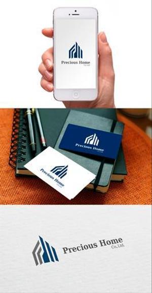 odo design (pekoodo)さんの不動産会社のロゴ【プレシャスホーム】のロゴへの提案