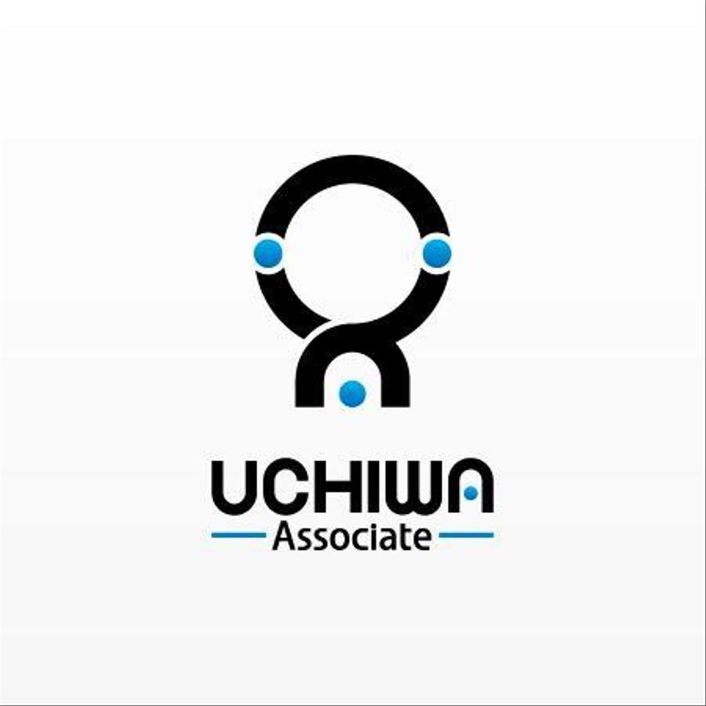 「UchiwaAssociate」のロゴ作成