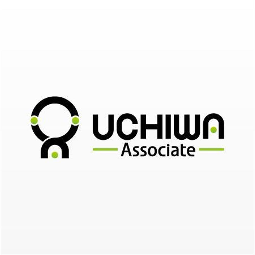 「UchiwaAssociate」のロゴ作成