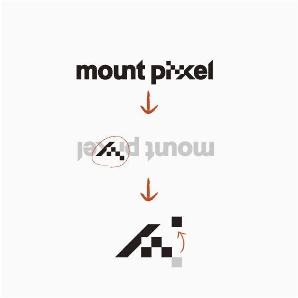 「mount pixel」のロゴ　