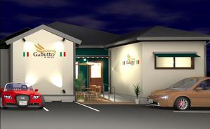 DESIGN　STATION (naoki-kusano)さんのイタリアンレストランの入り口周辺 外装デザインのリニューアルへの提案