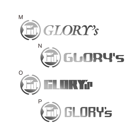 HATTA DESIGN OFFICE (genji0729)さんの「GLORY`s 」のロゴ作成への提案