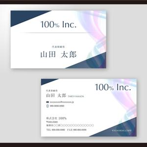和田淳志 (Oka_Surfer)さんの株式会社１００％の名刺作成への提案