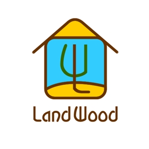 daisukeuccさんの「LandーWood　ランドウッド　どちらでも構いません」のロゴ作成への提案