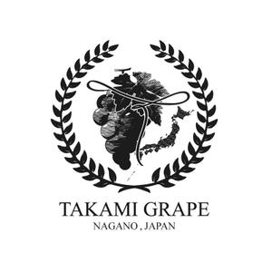 モリタ (m0morita)さんの高級ぶどうの海外販売用ブランド「Takami Grape」のロゴ制作依頼への提案