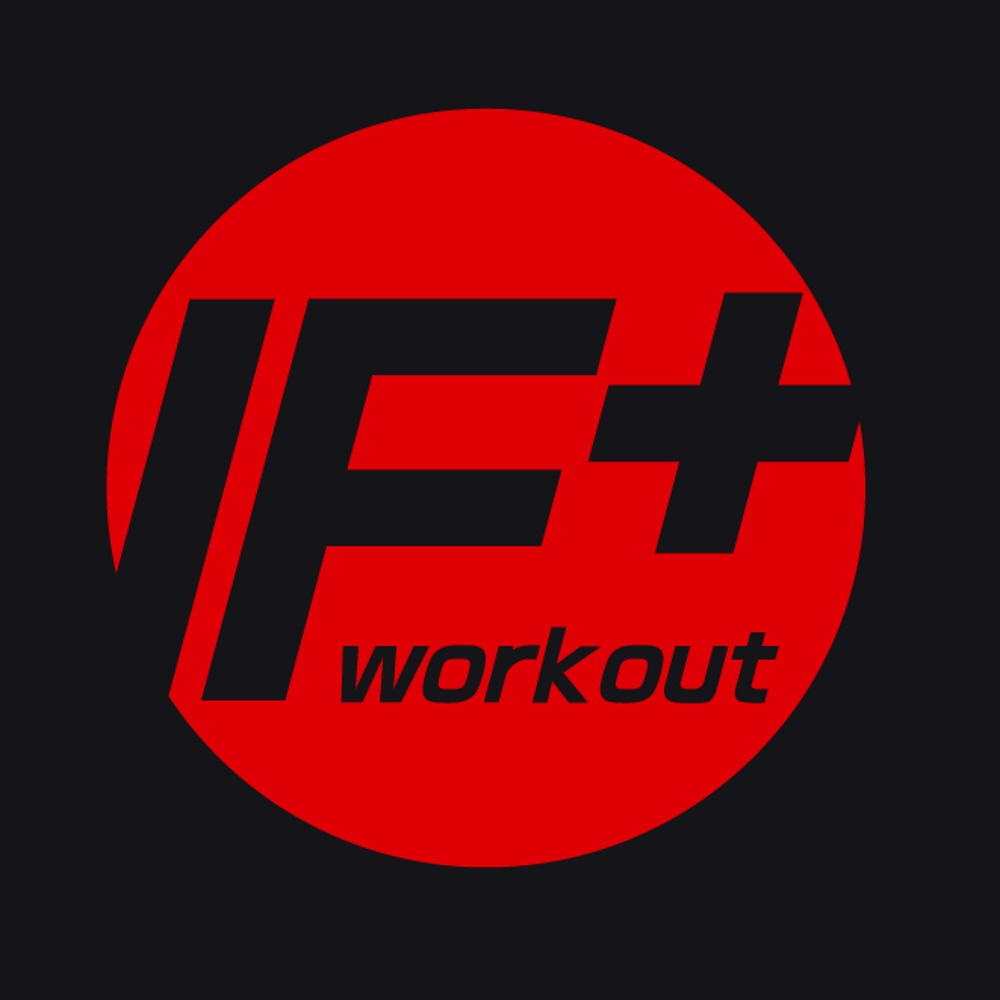 「メディカルフィットネス　Workout IF＋ のロゴ作成」のロゴ作成