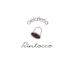 naco1216さんのオーガニックジェラートショップ「Gelateria RIntocco」のロゴへの提案