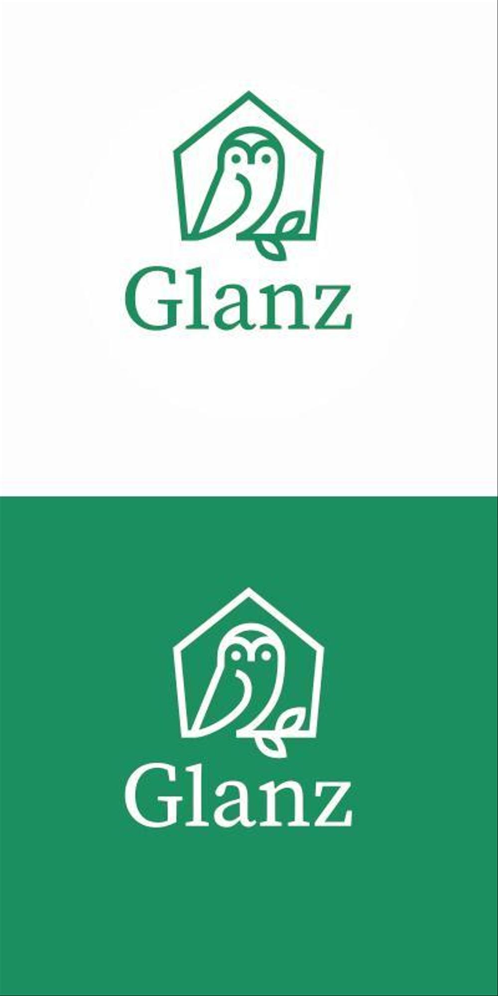 住宅会社タカコウ・ハウス新住宅商品「Glanz」のロゴ