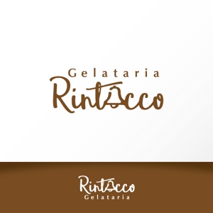カタチデザイン (katachidesign)さんのオーガニックジェラートショップ「Gelateria RIntocco」のロゴへの提案