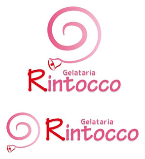 TEX597 (TEXTURE)さんのオーガニックジェラートショップ「Gelateria RIntocco」のロゴへの提案