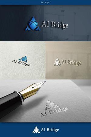 coco design (tomotin)さんのAI人材紹介サービス  「AI Bridge」のロゴ作成依頼への提案