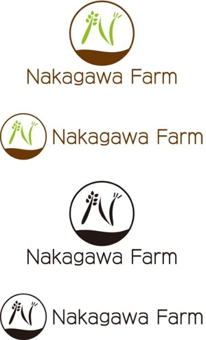 さんの農園「ナカガワファーム」のロゴへの提案