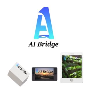 Yasu (yk212)さんのAI人材紹介サービス  「AI Bridge」のロゴ作成依頼への提案