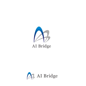 marutsuki (marutsuki)さんのAI人材紹介サービス  「AI Bridge」のロゴ作成依頼への提案