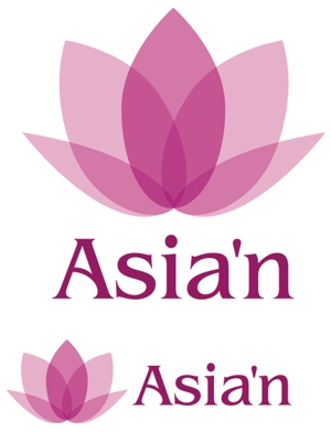 CF-Design (kuma-boo)さんの「Asia'n」のロゴ作成への提案
