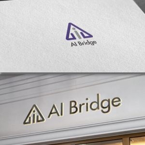 late_design ()さんのAI人材紹介サービス  「AI Bridge」のロゴ作成依頼への提案