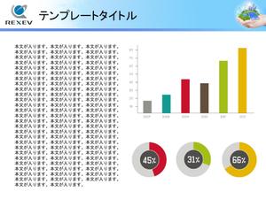 crossheart ()さんの株式会社REXEV　パワーポイントのテンプレートデザインへの提案