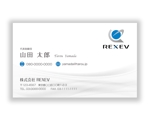 mizuno5218 (mizuno5218)さんの株式会社REXEVの名刺デザインへの提案