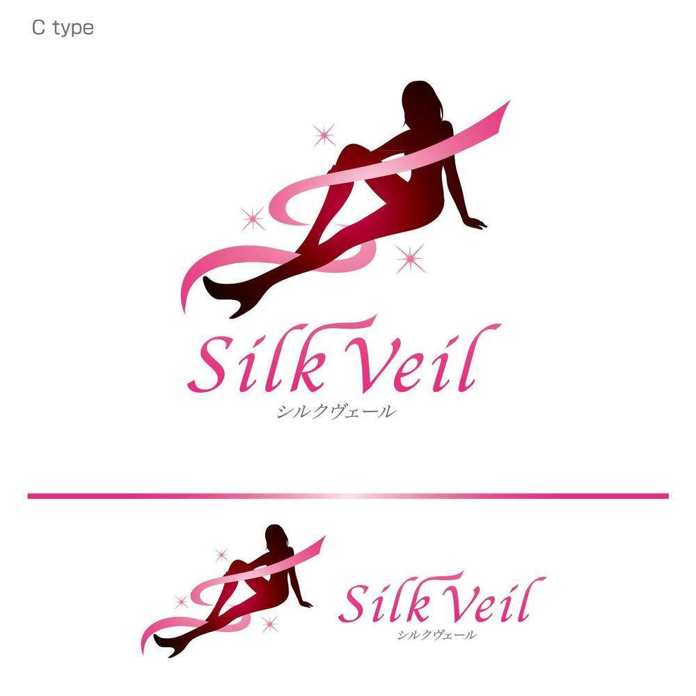 「シルクヴェール　SilkVeil」のロゴ作成 商標登録無し