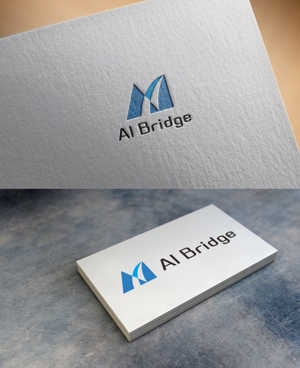 uety (uety)さんのAI人材紹介サービス  「AI Bridge」のロゴ作成依頼への提案