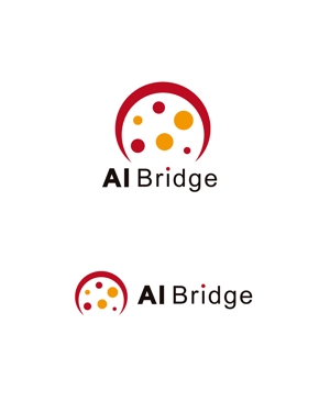 horieyutaka1 (horieyutaka1)さんのAI人材紹介サービス  「AI Bridge」のロゴ作成依頼への提案